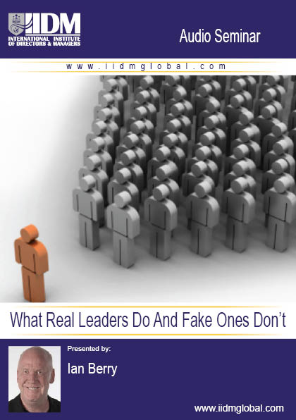 What Real Leaders Do And Fake Ones Don't