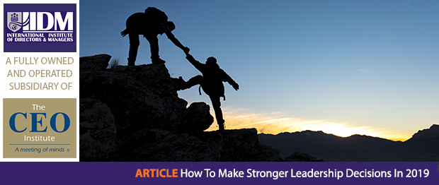 How To Make Stronger Leadership Decisions | Michelle Gibbings