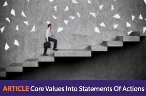 Article | How To Turn Your Core Values Into Powerful Statements Of Action