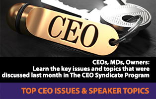 Top CEO Issues | CEOs, MDs, Owners