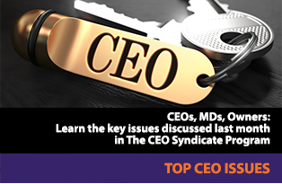 Top CEO Issues | CEOs, MDs, Owners
