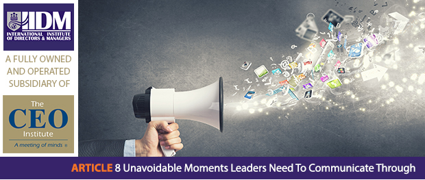 8 Unavoidable Moments Leaders Need To Communicate Through | Shane Michael Hatton