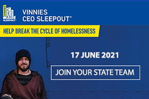 Vinnies CEO Sleepout 2021