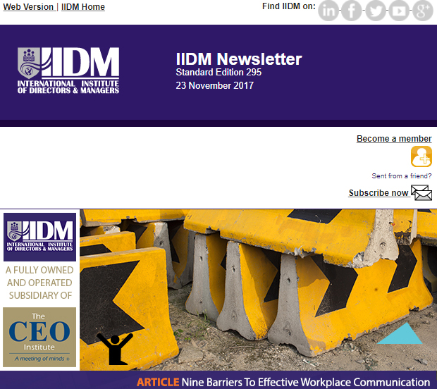 Standard Newsletter November 2017