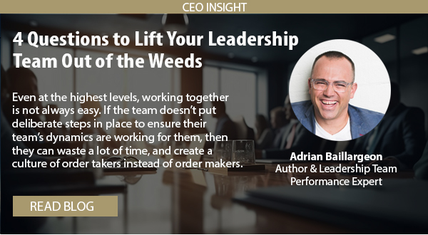 CEO Insight | Adrian Baillargeon