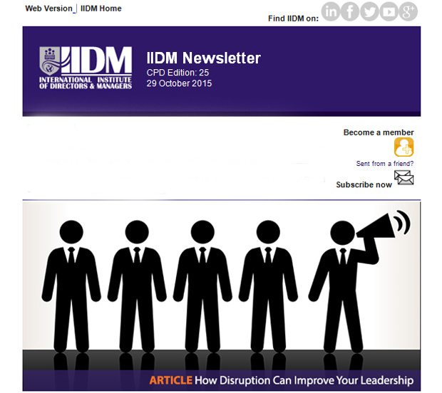 CPD Newsletter 29 October 2015