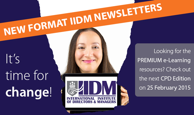 Coming Soon - New Look IIDM Newsletters