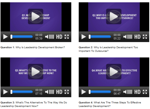 Video Seminar: Leadership Development Done Differently